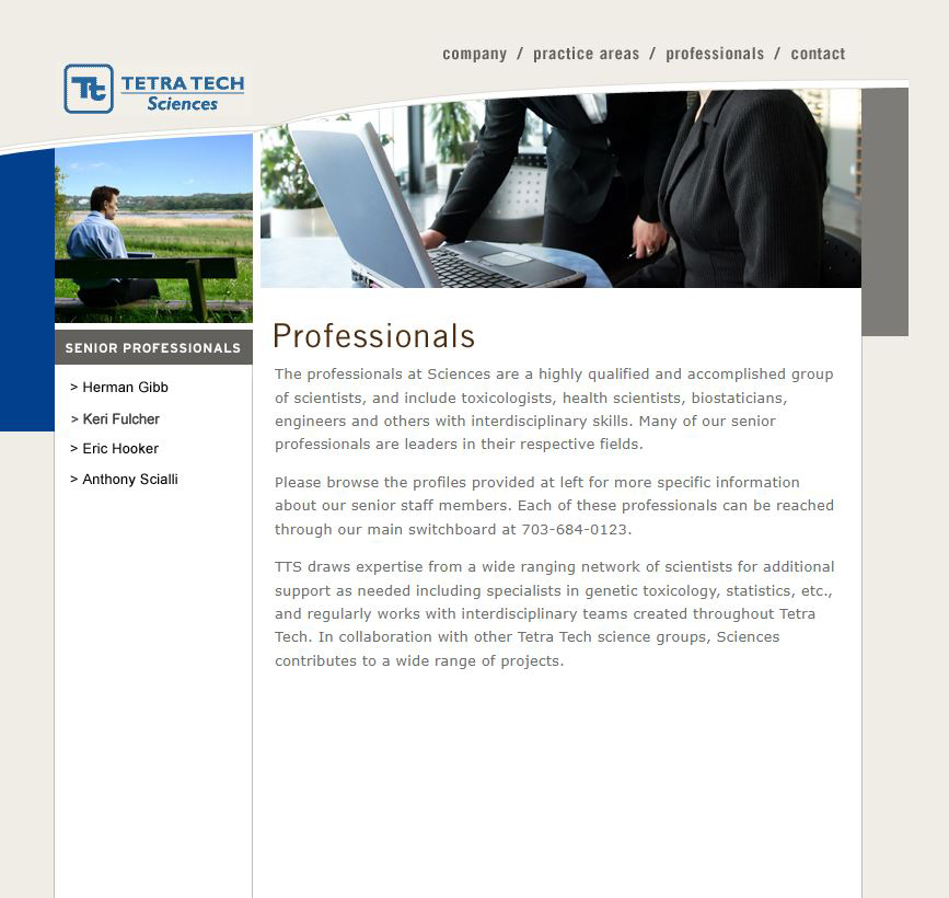 Tt Sciences professionals