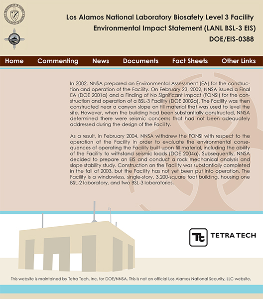 LANL EIS page